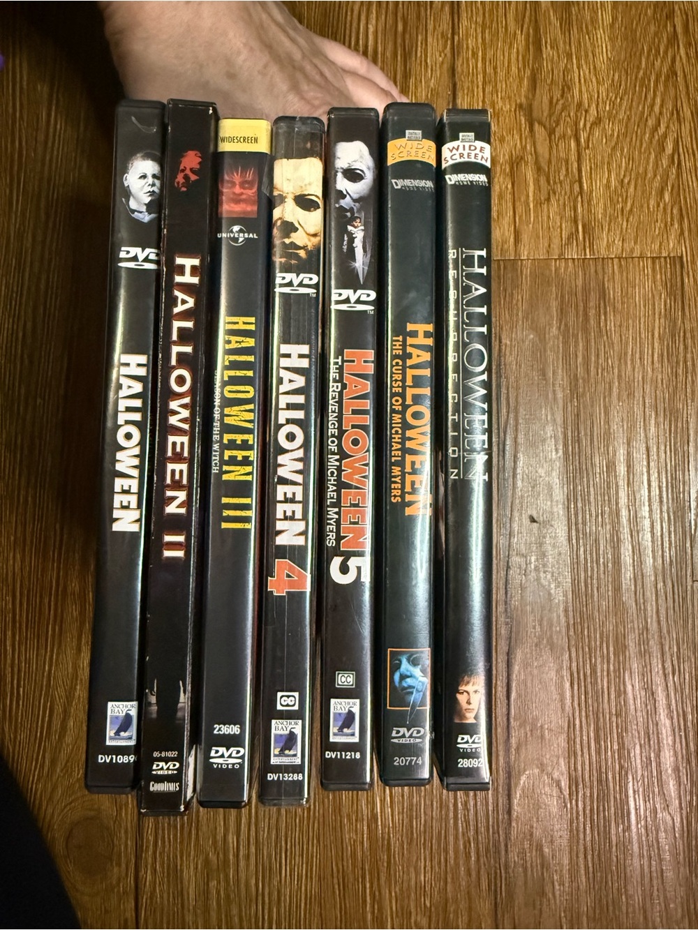 🎃 Halloween DVD Bundle – 7 DVD Lot – Horror Collection 🎬